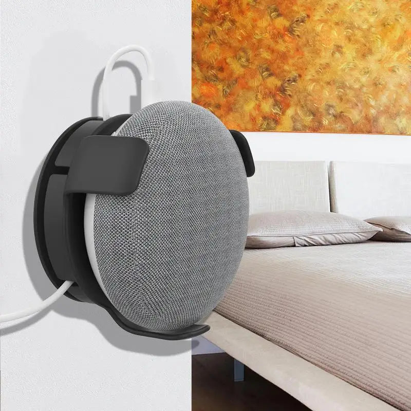 Outlet Wall Mount Holder for Google Home Mini/Echo Dot Cord Management for Nest Mini Smart Speaker Accessory