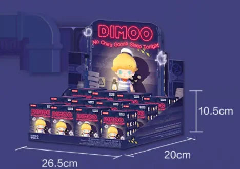 POP MART DIMOO: No One's Gonna Sleep Tonight Series Blind Box Toys Kawaii Action Figure Caixa Caja Mystery Box Dolls Girls Gift