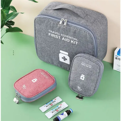 Large-Capacity Thickened Medicine Box Layered Family First Aid Kit Medicine Boxes Medicine Cabinet Portable Fabric Storage Bag