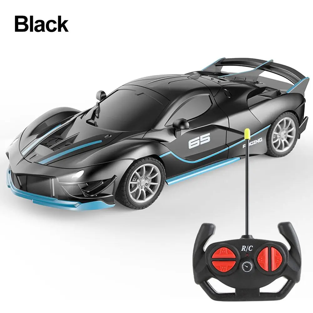 1:18 4 Channels RC car With Led Light 2.4G Radio Remote Control Cars Sports Car High-speed Drift Car Boys Toys For Children Gift