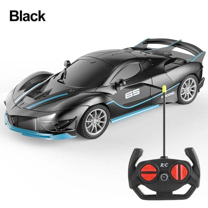 1:18 4 Channels RC car With Led Light 2.4G Radio Remote Control Cars Sports Car High-speed Drift Car Boys Toys For Children Gift