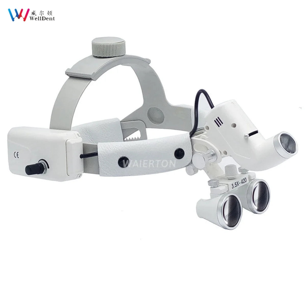 5W LED Dental Surgical Headband Head Light 2.5X 3.5X Loupes  Binocular Loupes Brightness Spot Ajustable Headlamp Lab Dentistry