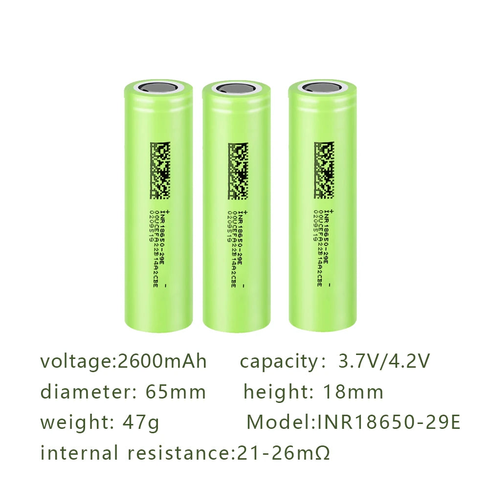 18650 lithium akku 3.7v Rechargeable Batteries li-ion 2000mAh to 3500mAh High discharge Power tool battery cells high current