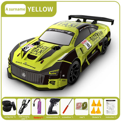 JJRC Q165 2.4G Drift Rc Car 4WD Drift Car 1:18 Toy Remote Control GTR Car RC Racing Car Toy for Children Christmas Gifts ﻿