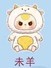 Baby Three 12 Chinese Zodiac Series Plush Blind Box Toys Mystery Box Cajas Misteriosas Anime Figures Kawaii Dolls for Girls Toys