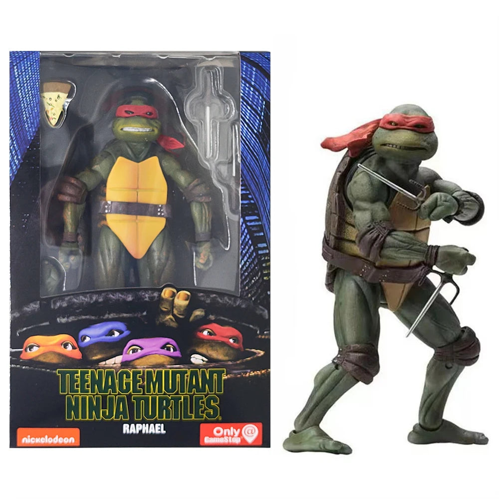 Teenage Mutant Ninja Turtles Action Figure NECA TMNT Film Edition Movable Model Toys