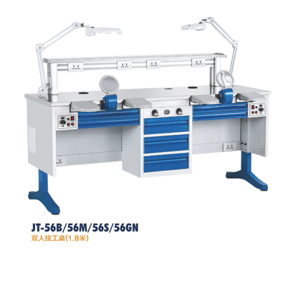 twin Dental technician desk 1.8m dentistry workbench dentist working table hospital console double dental workstation