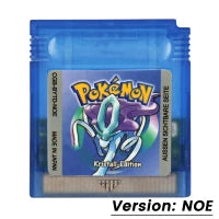 Pokemon GBC Games Cartridge 16 Bit Video Game Console Card Blue Crystal Golden Green Red Silver Yellow Multilanguage Fans Gift