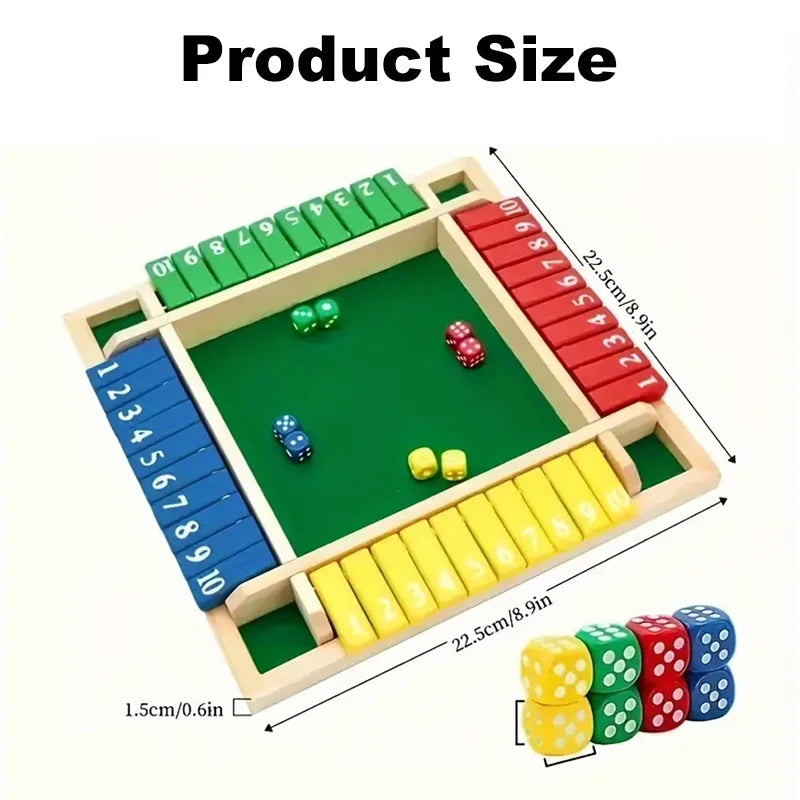CPC CE Toys Four sided Flip Game Digital Game Toys Children's Parent Child Board Game Bar Party Leisure Game