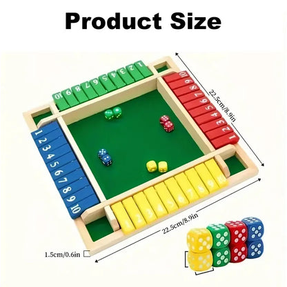 CPC CE Toys Four sided Flip Game Digital Game Toys Children's Parent Child Board Game Bar Party Leisure Game