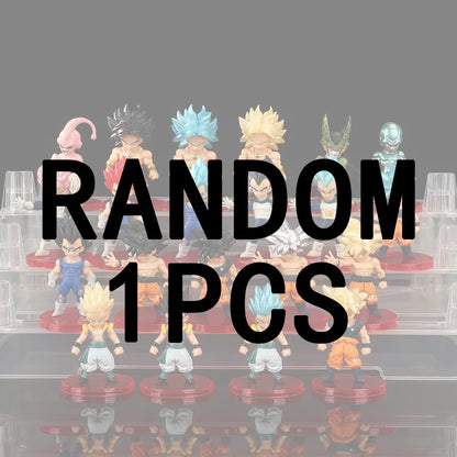 Dragon Ball Z Super Saiyan Son Goku Anime Figure Son Gohan Vegeta Broly Piccolo Majin Buu Set Action Figurine Model Toys Gift