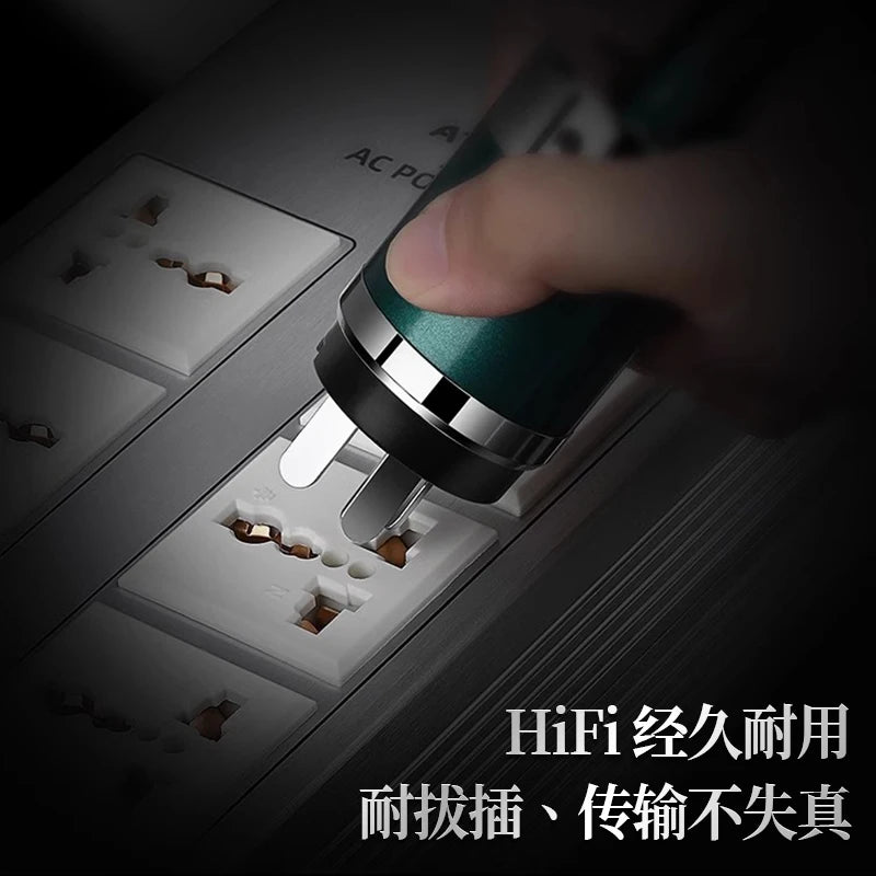 ATAUDIO Hifi Power Filter High-End Audio Noise-free  Power Outlet With 6 Universalfor 4 US Plug for HiFi Audio Equipment