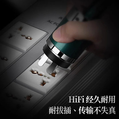 ATAUDIO Hifi Power Filter High-End Audio Noise-free  Power Outlet With 6 Universalfor 4 US Plug for HiFi Audio Equipment