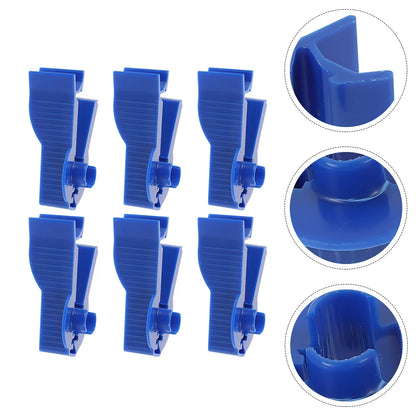 Peritoneal Dialysis Supplies Permeable Pipe Clamp Accessories Bathroom Blue Abs