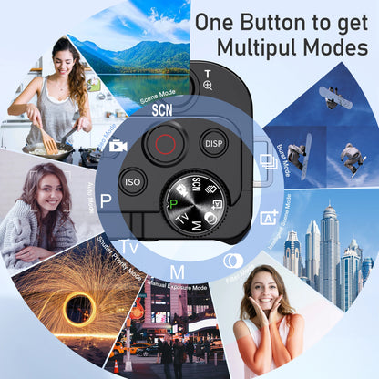 Komery 12X Optical Zoom SLR DSLR Camera 4K 64MP HD Digital Cameras For Photography Auto Focus WiFi Video Vlog Webcam Camcorder