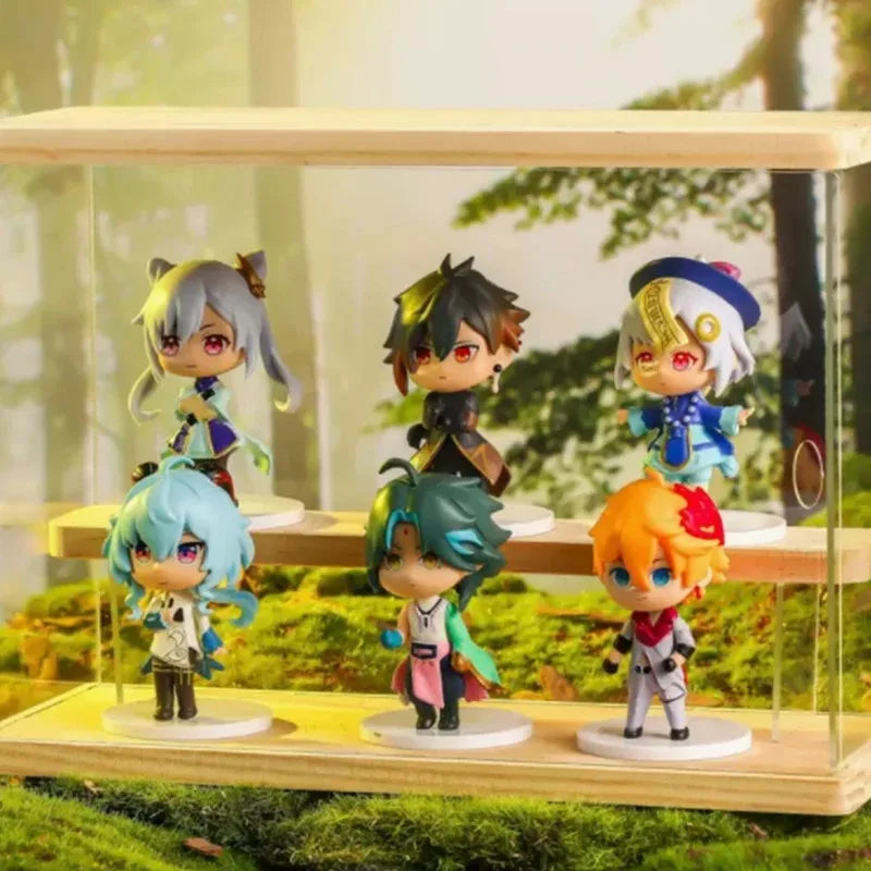 Genshin Impact Mini Cute Figure Mystery Box Anime Figure Game Action Figure Blind Box Lucky Model Doll