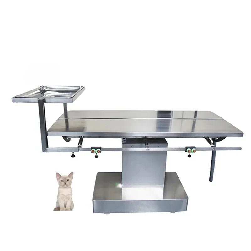 V-Top Surgical Electric Veterinary Operation Table 304 Stainless Steel Pet Operating Table, Animal Surgery for Vet