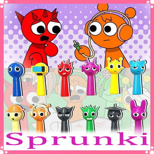 2025 New Sprunki Figurine Model PVC Sprunki Game Action & Toy Figures Set Kids for Christmas Birthday Gifts