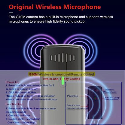 Action Camera 5K 4K60FPS EIS 48MP Wi-Fi Dual Screen 170D 8X Zoom Pre Record 30M Waterproof Sport Camera With Sony IMX576 Lens