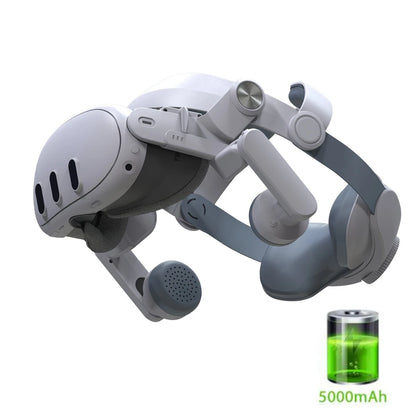 Elite Strap for Meta Quest 3 VR Headset Head Strap with 5000mAh Battery Charging Extend Game Time for Meta Quest 3 Accessories