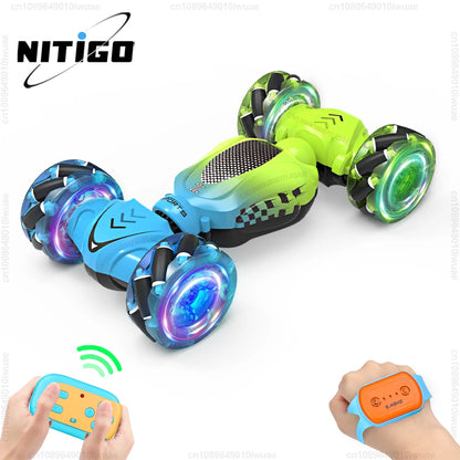 RC Stunt Car Toys for Kids Adults Boys Girl Double Sided Flip 2.4G Remote Control 360° Rotation Off Road Twist Drift RC Car Gift