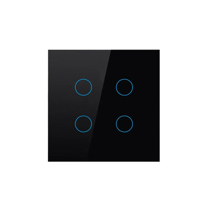 Tuya Wifi EU Smart Switches 1/2/3/4Gang Touch Light Switch Wall Sensor 433mhz RF Switches Smart Life for Alexa Google Home Alice