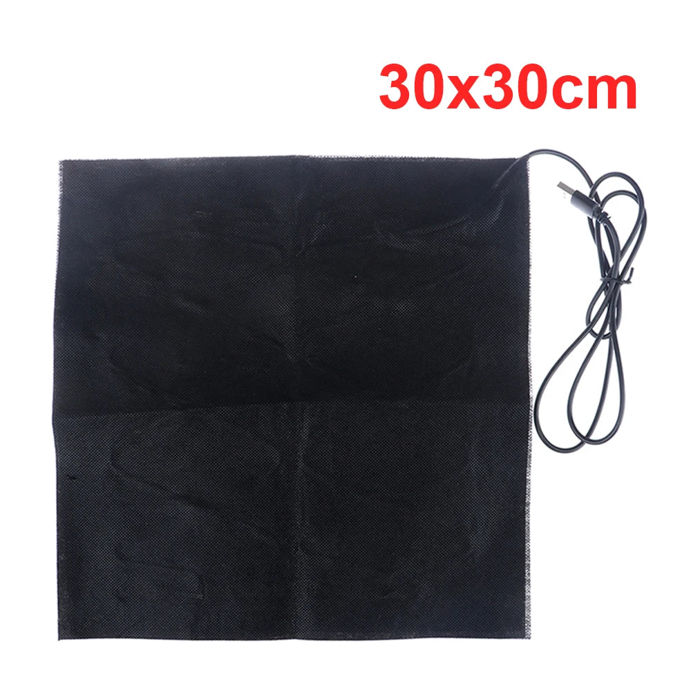 5V USB Warm Paste Pad Carbon Fiber Heating Pad Body Warmer Fast-Heating Heating Film Electric Winter Infrared Fever Heat Mat