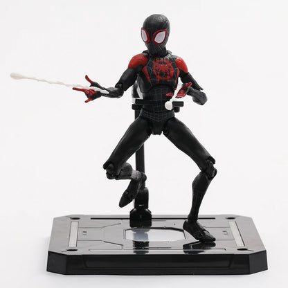 Sentinel Miles Morales SV-Action Spider-Man Into The Spider Verse Action Figure Model Toy Gift Collection Figurine