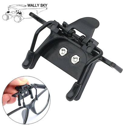 Mount Clip Dental Accessories for Eyeglasses Medical Binocular Magnifier Loupe LED Dentist Surgiacl Headlight Head Lamp