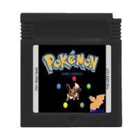 GBC Game Cartridge Pokemon Series Black White Genesis Creepy Black Dark Energy 16 Bit Video Game Console Card