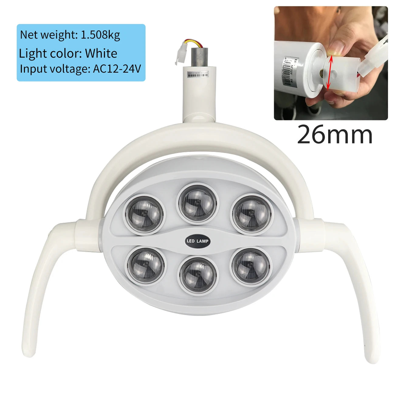 Dental Unit Lamp Led Lamp For Dentistry Chair Unit Surgical Lighting Shadowless Lamp Medical Tools For Oral Teeth