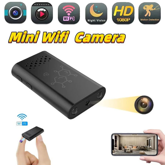 1080P HD Mini Camera IR-CUT Night Vision WiFi Camera Motion Detection Smart Home Remote Security Small Camcorder Video Recorder