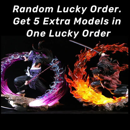 Demon Slayer Figure Anime Blind Box Mystery Box Kamado Nezuko Tanjirou Hashibira Inosuke Exquisite Figurines Surprise Box