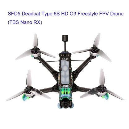 DYS SFD5 Deadcat Type 5 Inch Freestyle FPV Drone 6S HD O3 Carbon Fiber FPV Racing Drone