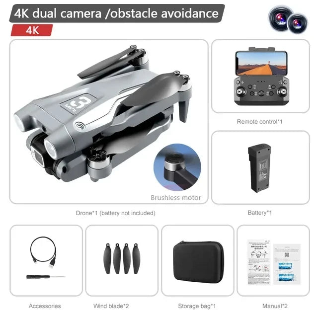 Xiaomi Z908Pro Max Drone with 4k professional Dual HD camera Mini Drone ESC FPV Obstacle Avoidance Brushless Quadcopter RC Toys
