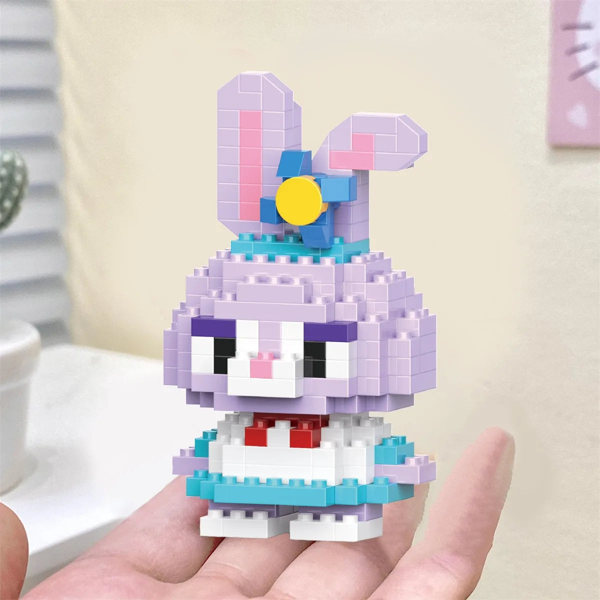 Disney Anime Princess Building Blocks Stitch Mickey Mouse mini Action toy Figures Blocks Toys Bricks Assemble Toys Kids Gifts