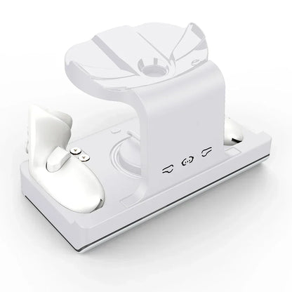 RGB Charging Dock for Meta Quest 3, Oculus VR Accessories Charger Station Controller Battery Pack, Fit Elite Head Strap