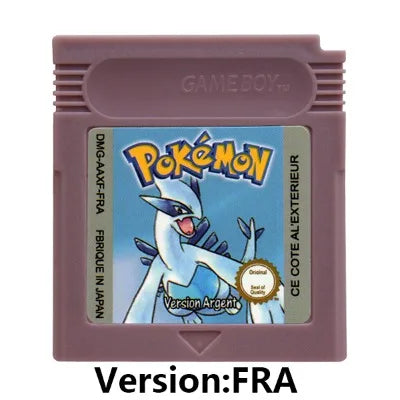 GBC 16-bit Game Video Game Cartridge Console Card Pokemon Red Blue Crystal Golden Green Silver Yellow with Multi-language
