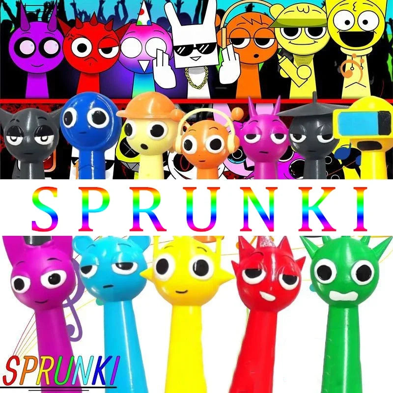 2025 New Sprunki Figurine Model PVC Sprunki Game Action & Toy Figures Set Kids for Christmas Birthday Gifts