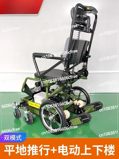 Electric Stair Climbing Wheelchair Crawler Elderly Can Go Up and Down Stairs Climbing Machine Climbing Artifact