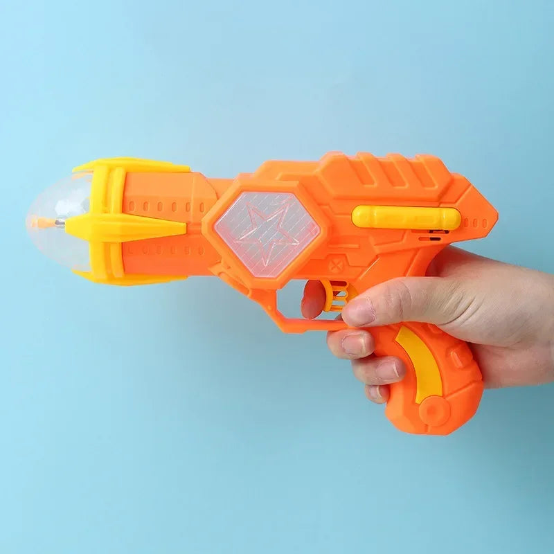 New Color Projection Gun Children's Simulation Electric Toy Music Gun Interactive Sound and Light Toy Gun Boy Toy Model