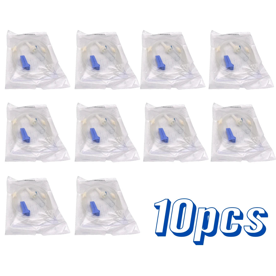 10PCS Dental Implant Surgical Flushing Pipe Irrigation Tubing Dentist Water Pipe Transparent Disposable Tube Match