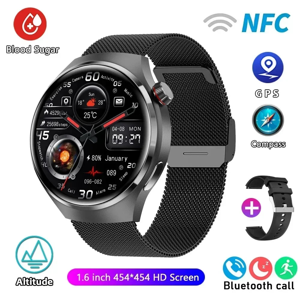 Xiaomi Smart Watch Men Watch 4 Pro AMOLED HD Screen Bluetooth Call GPS NFC SmartWatch 2024 New