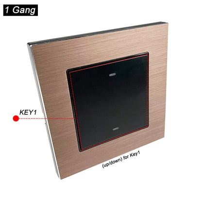 Kincony 1Gang Smart Home Kit Automation Module Controller System 86EU Reset Wall Switch Toggle Push Button Momentary Contact 12V