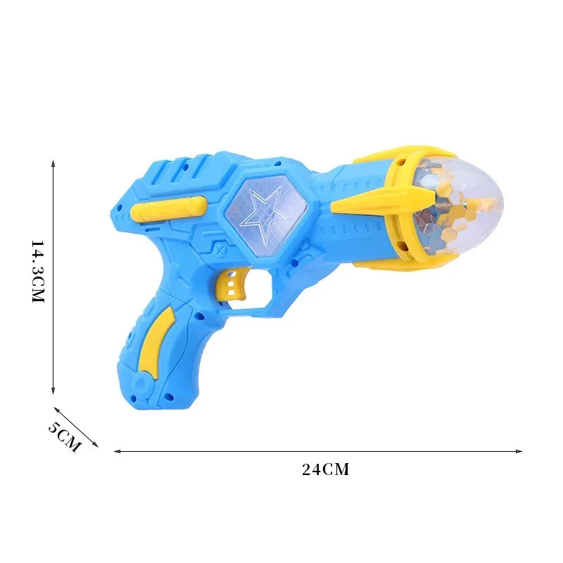 New Color Projection Gun Children's Simulation Electric Toy Music Gun Interactive Sound and Light Toy Gun Boy Toy Model