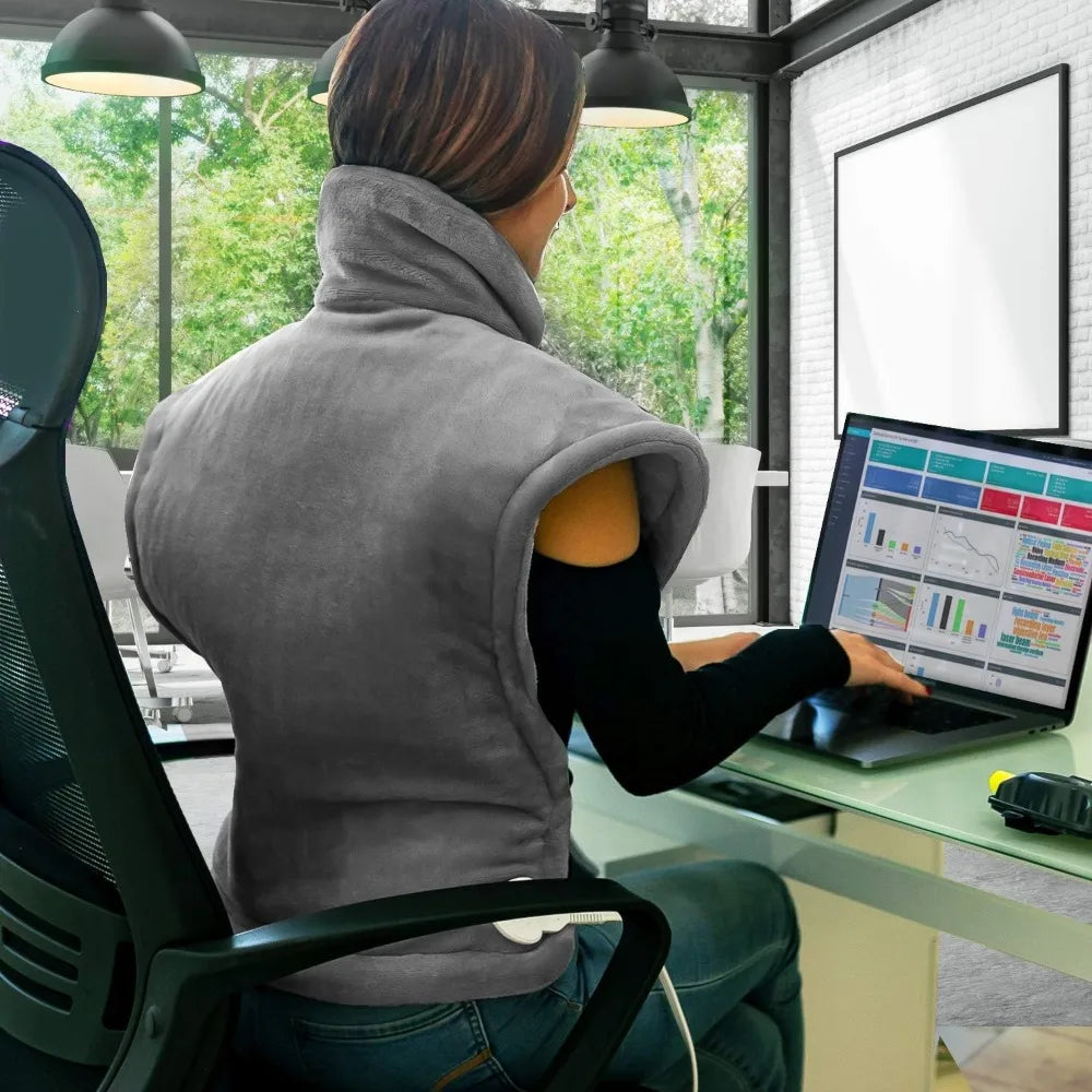 Extra Large Heating Pad, Neck, Shoulder, and Back Heating Pads, 10 Heating Settings, Automatically Turn Off Within 2 Hours