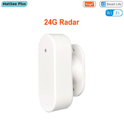 Tuya Smart Life WiFi ZigBee Millimeter Wave 24Ghz Radar Human Presence Detector Motion Sensor With Luminance Detection 5VDC