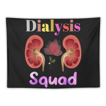 Dialysis Squad Nephrology Kidney Disease Nursing Tapestry House Decoration Wallpapers Home Decor Hanging Wall Tapestry