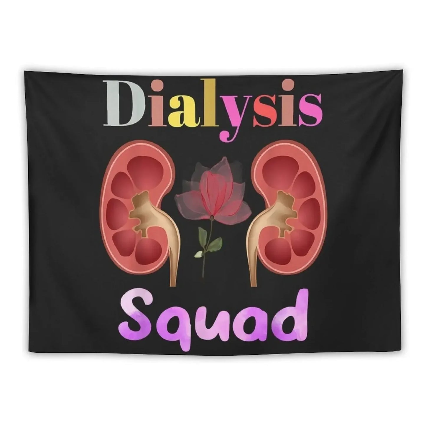 Dialysis Squad Nephrology Kidney Disease Nursing Tapestry House Decoration Wallpapers Home Decor Hanging Wall Tapestry