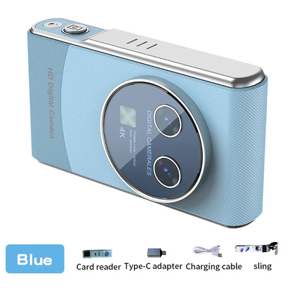 4K HD Digital Camera for Children 18x Autofocus Point & Shoot Camcorder Cameras Vlogging Video Camera for Beginner Photography